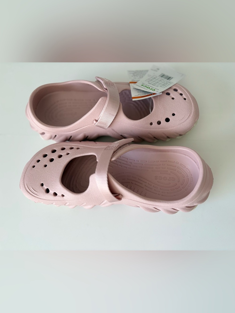 Crocs Echo Mary Jane Clog Pink Women’s Size 11 New With Tags Lightweight Comfort - Picture 11 of 12